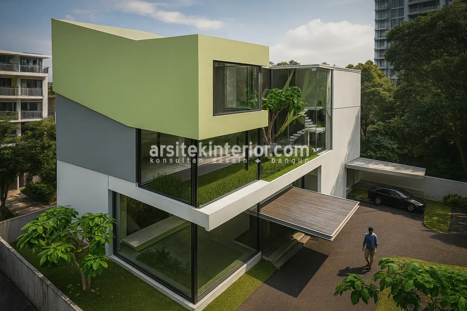 Desain Arsitektur Kantor Minimalis Di Jakarta Selatan