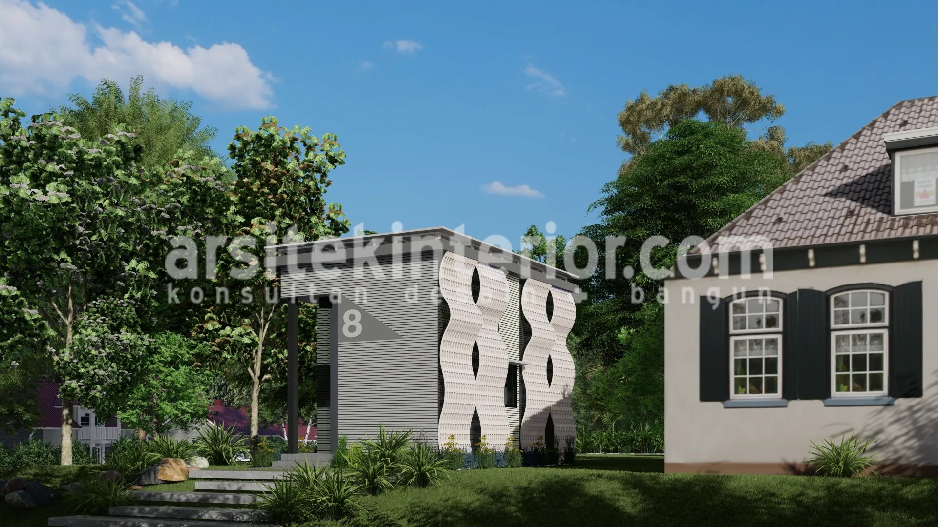 Desain Arsitektur Microhome. Jasa arsitek Kembangan Jakarta Barat