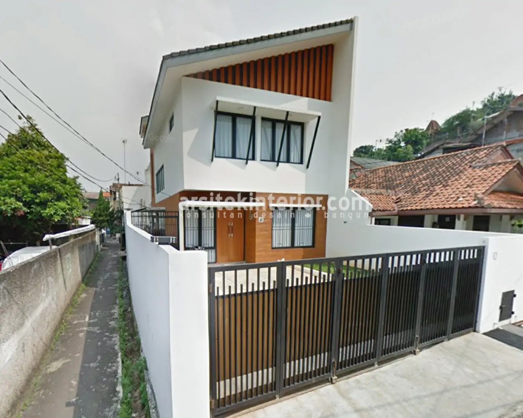 Desain rumah minimalis kemuning pasar minggu jakarta selatan, jasa arsitek majalengka