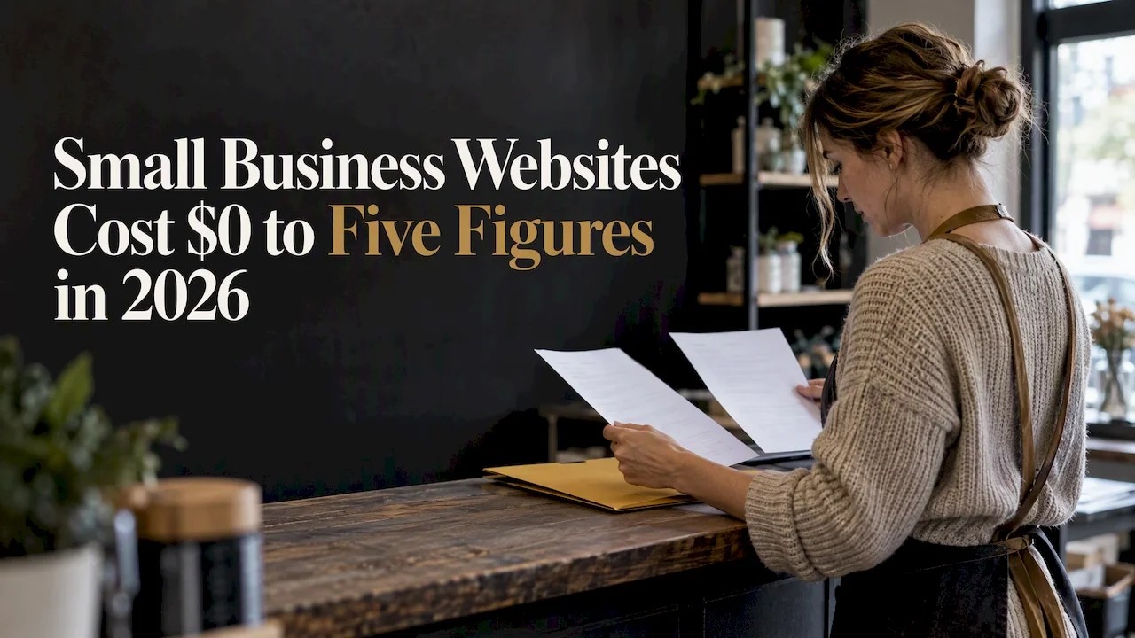 Owner comparing website build estimates