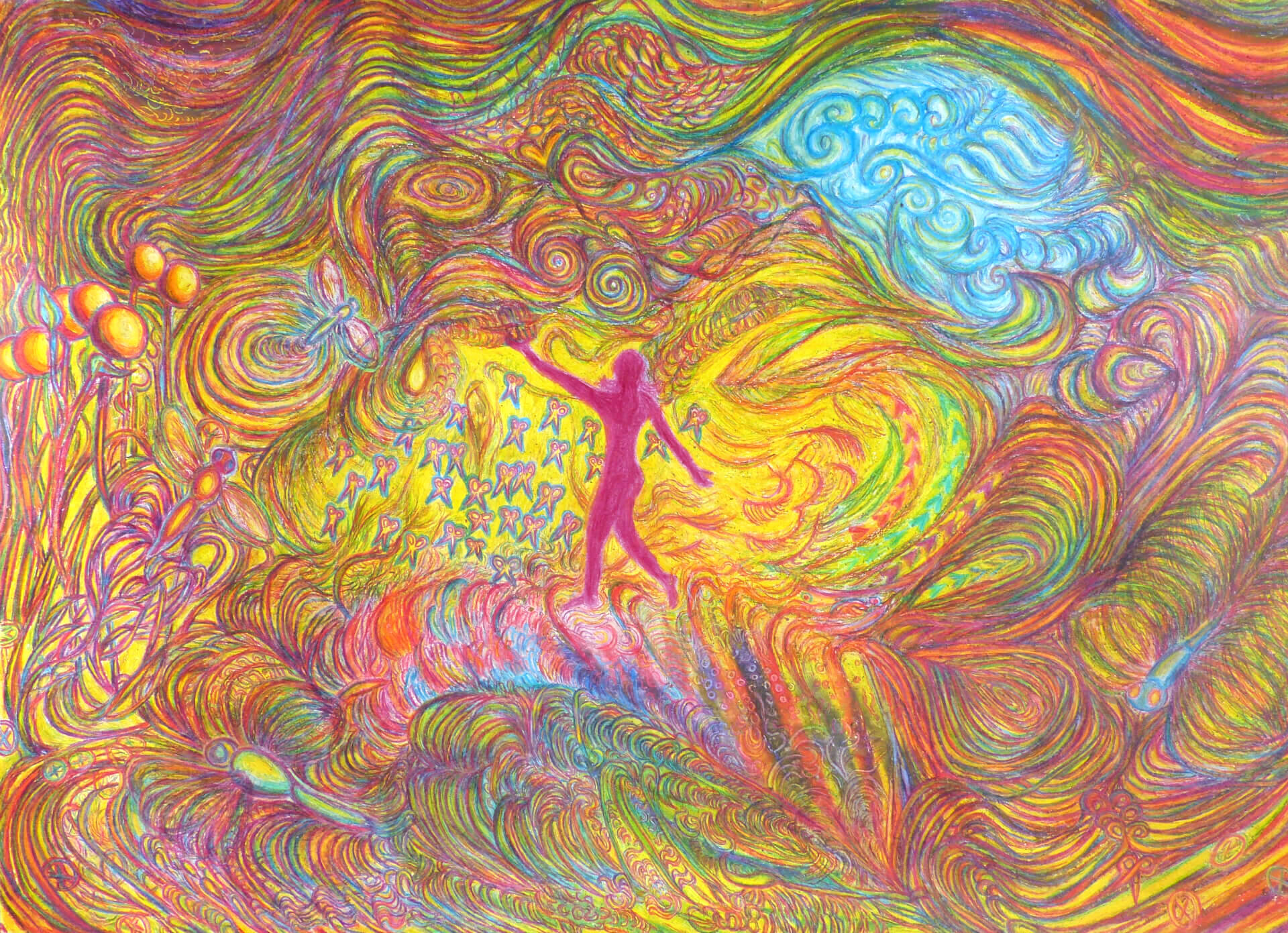 Libellion Liberation und Rebellion - Malerei und Kunst by Sasko Rajcevski