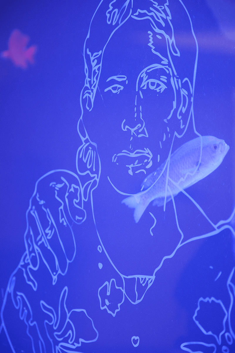 May Sun, Richard Wyatt, City of Dreams/River of History (detail)