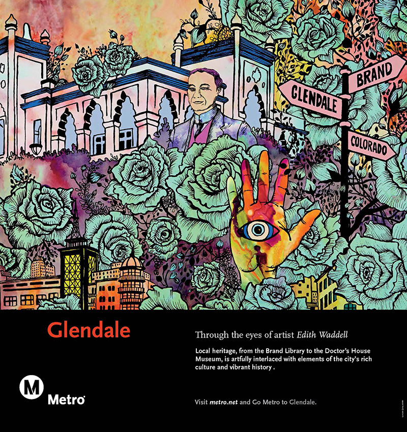 Edith Waddell, Glendale