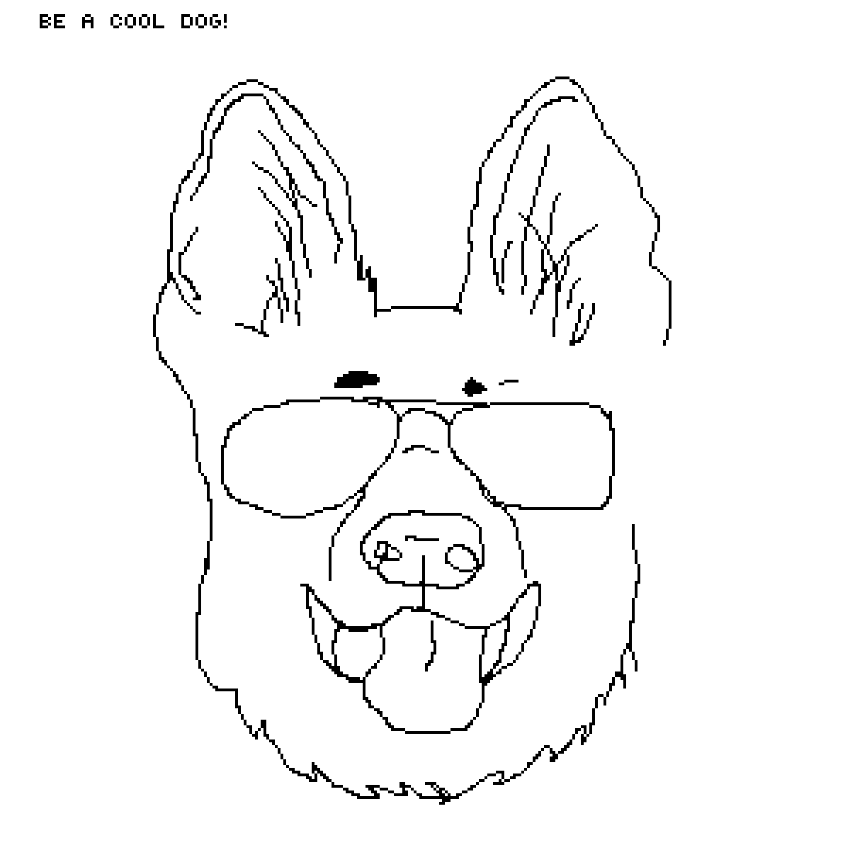 We often get asked for a tutorial on how to draw a dog efficiently and we found this cool series of videos from www.how2drawanimals.com which give simple, . Pixilart Be A Cool Dog By Ana14