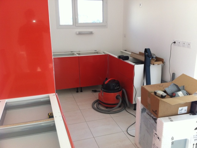 cusine orange brillant