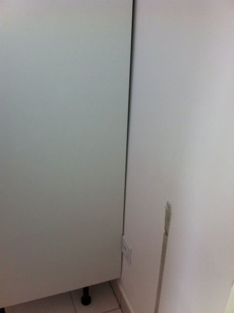 détail cusine orange brillant