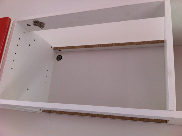 détail cusine orange brillant