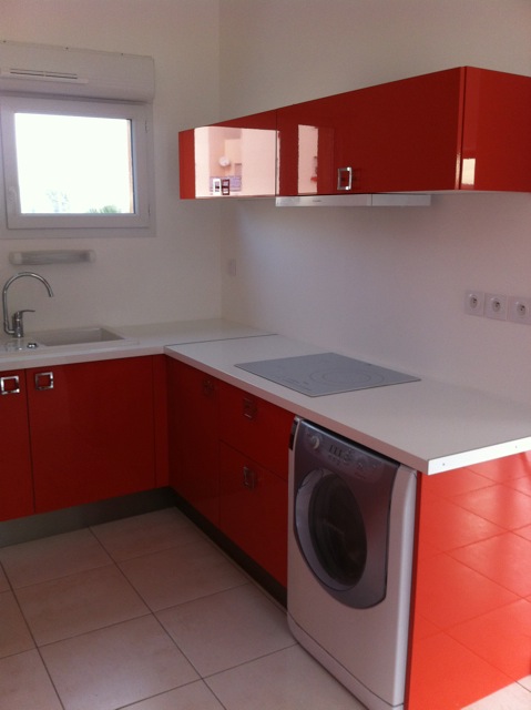 cusine orange brillant