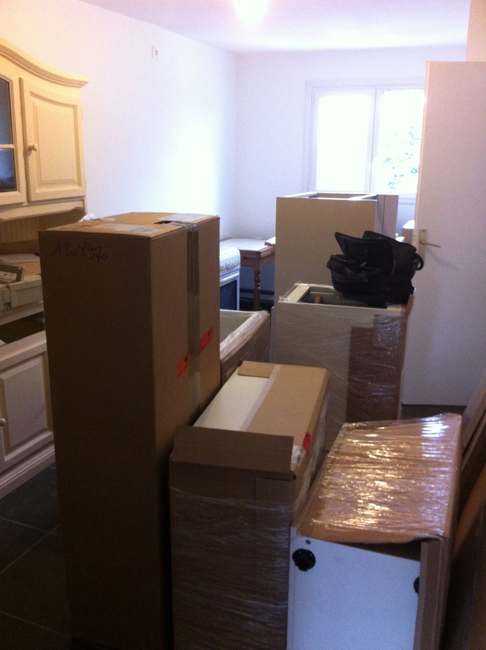 Pose d'une cuisine bistrot à Saint-André de Sangonis (34)