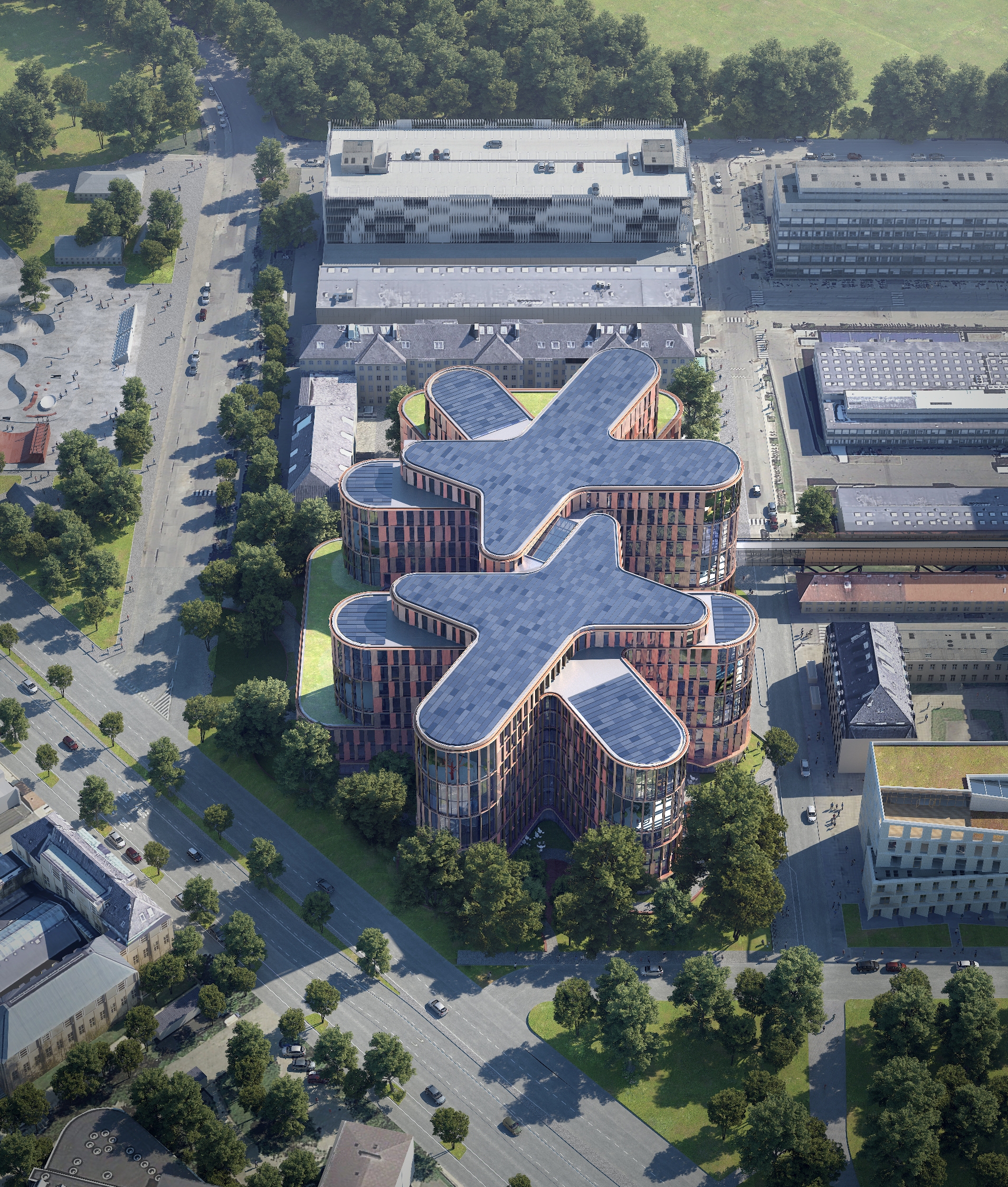 work by 3XN for Bormeliget Children Hospital