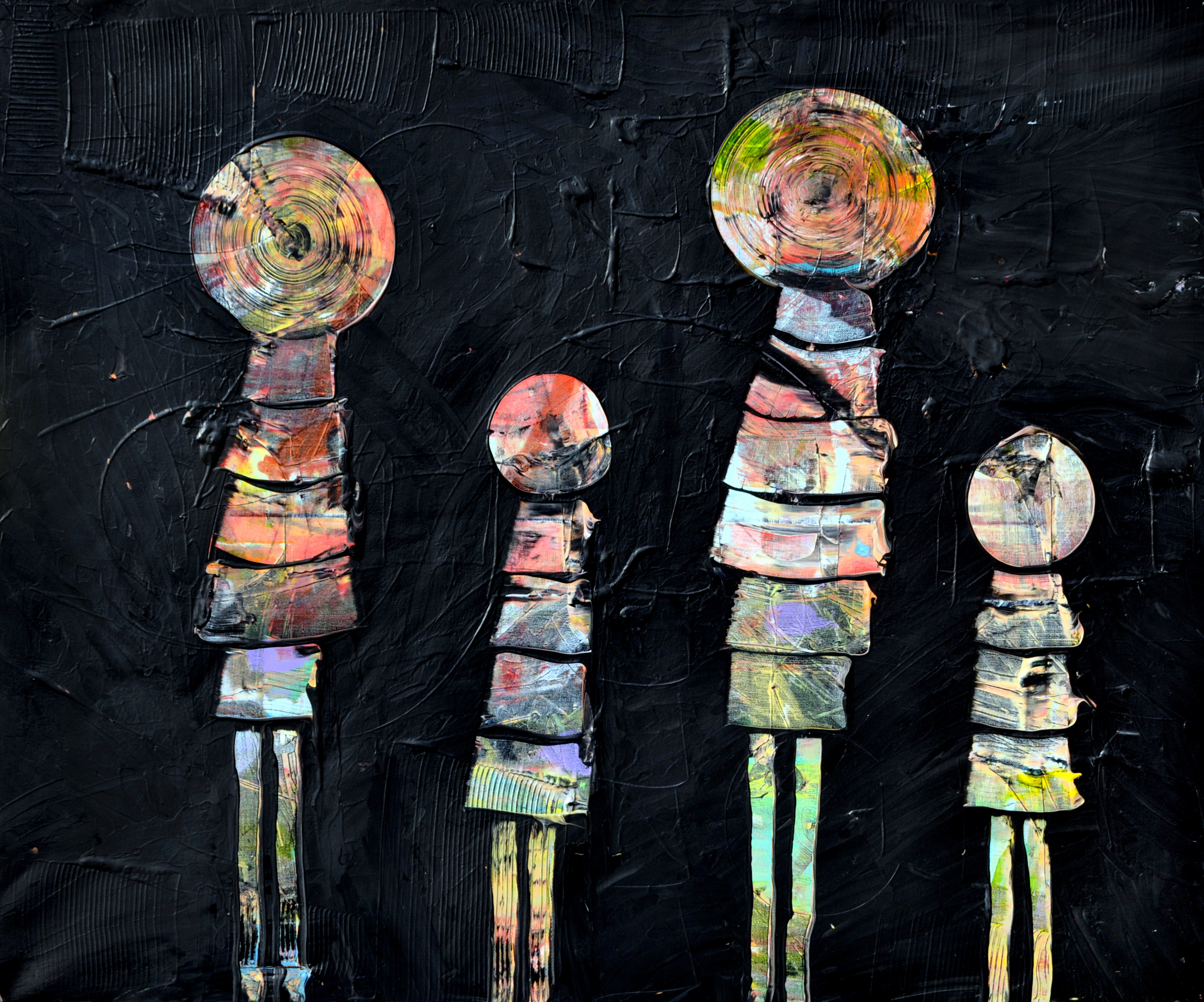 La familia, 120 x 100 cm