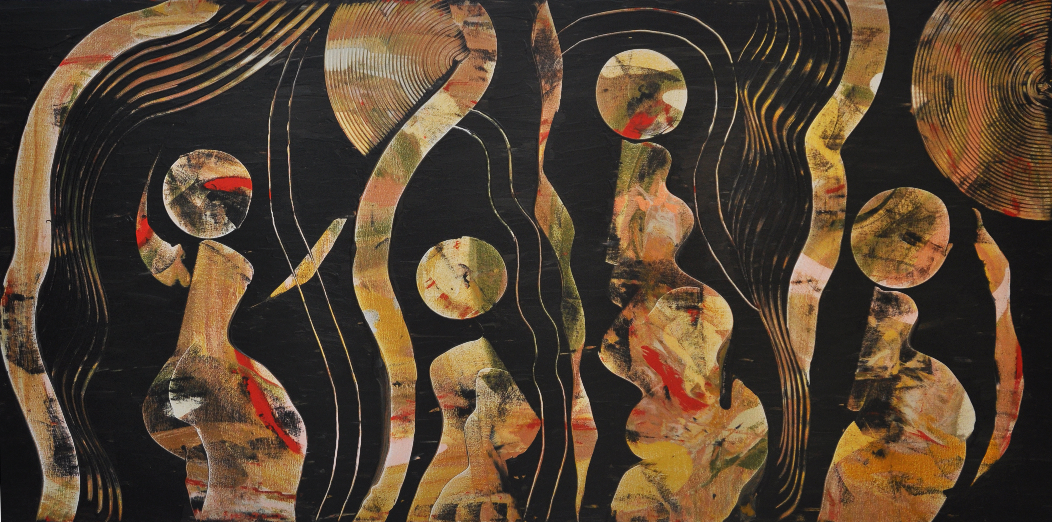 Gruppenbild 1, 160 x 70 cm