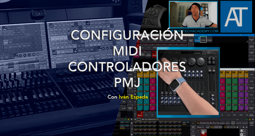 Configuración MIDI controladores PMJ