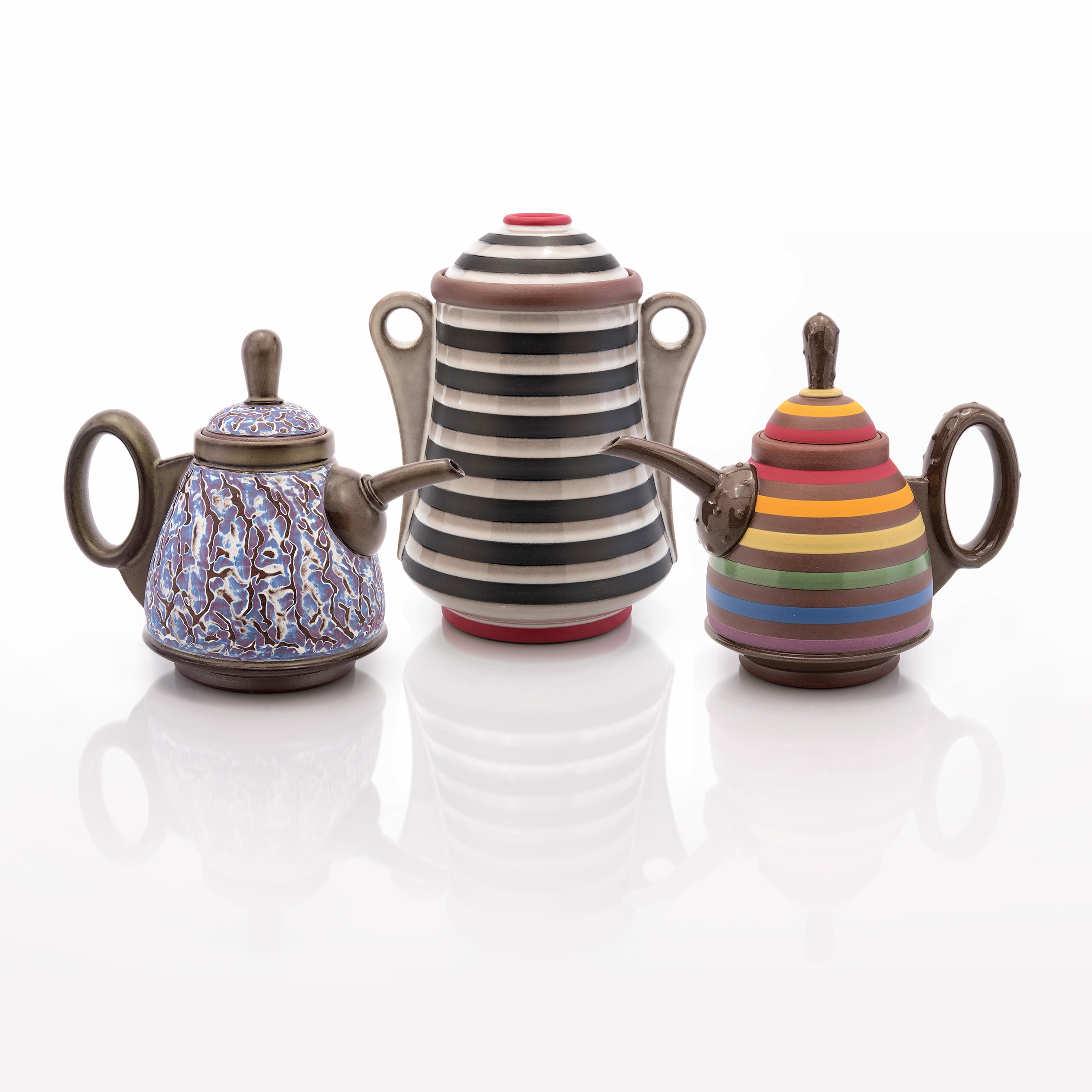 Eric Van Eimeren teapots and jar