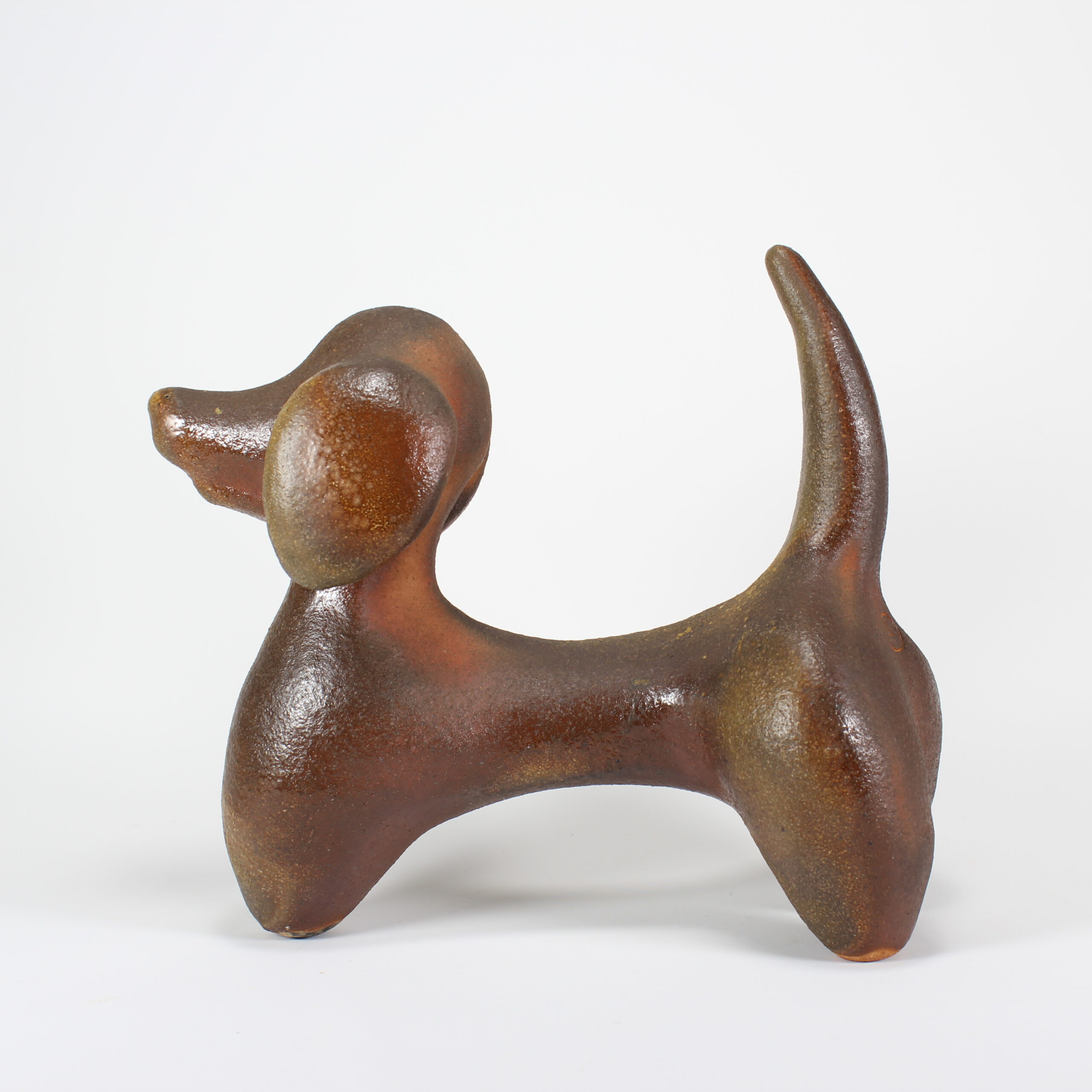 coil-built stoneware wood ash, Helmer flashing slip, mineral oil