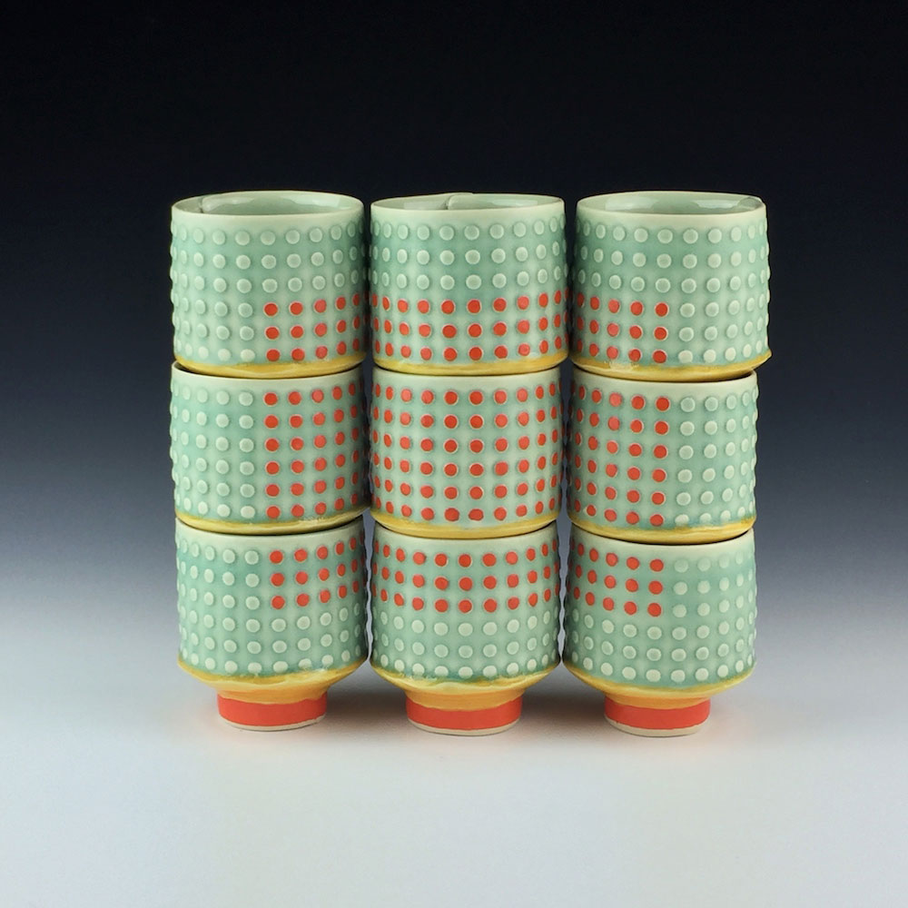 white stoneware, cone 6 oxidation, 9x9x3