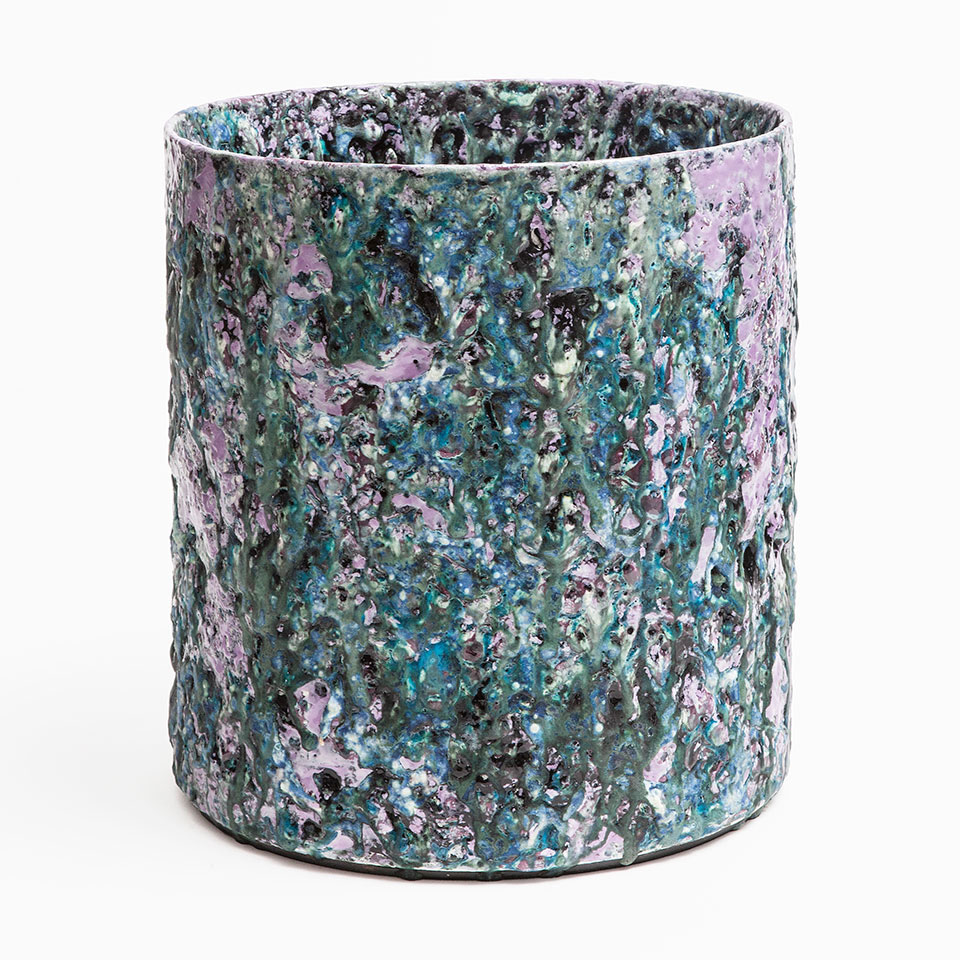 Stoneware and glazes. 37.5 cm h x 33 cm Ø. From Pierre Marie Giraud.