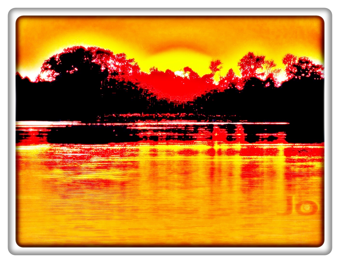 Sonnenuntergang - See