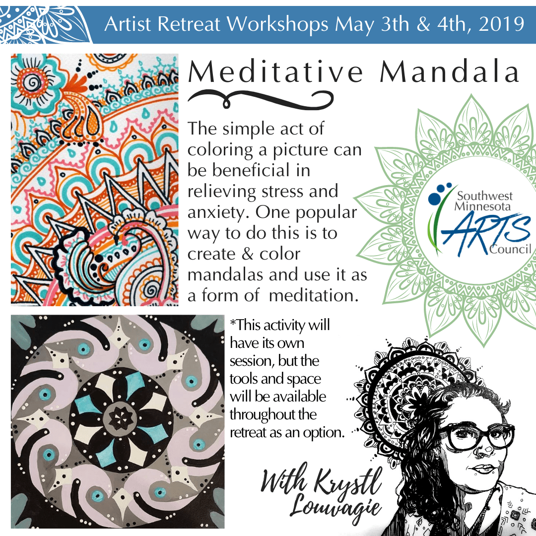 Poster from the Southwest Minnesota Arts Council Artist Retreat