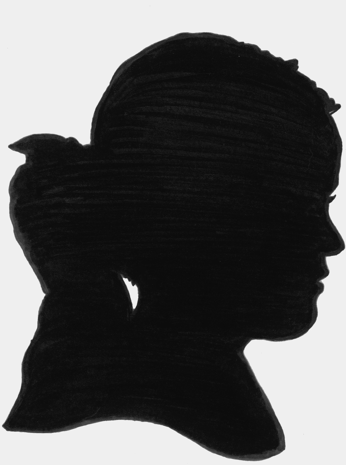 Silhouette portrait