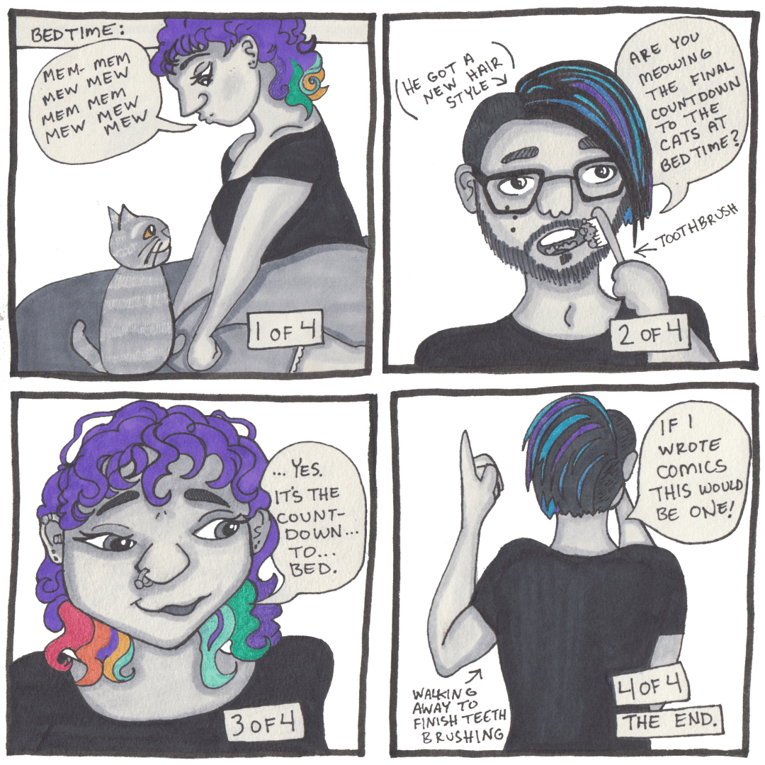 The Final Countdown all four panels in one graphic