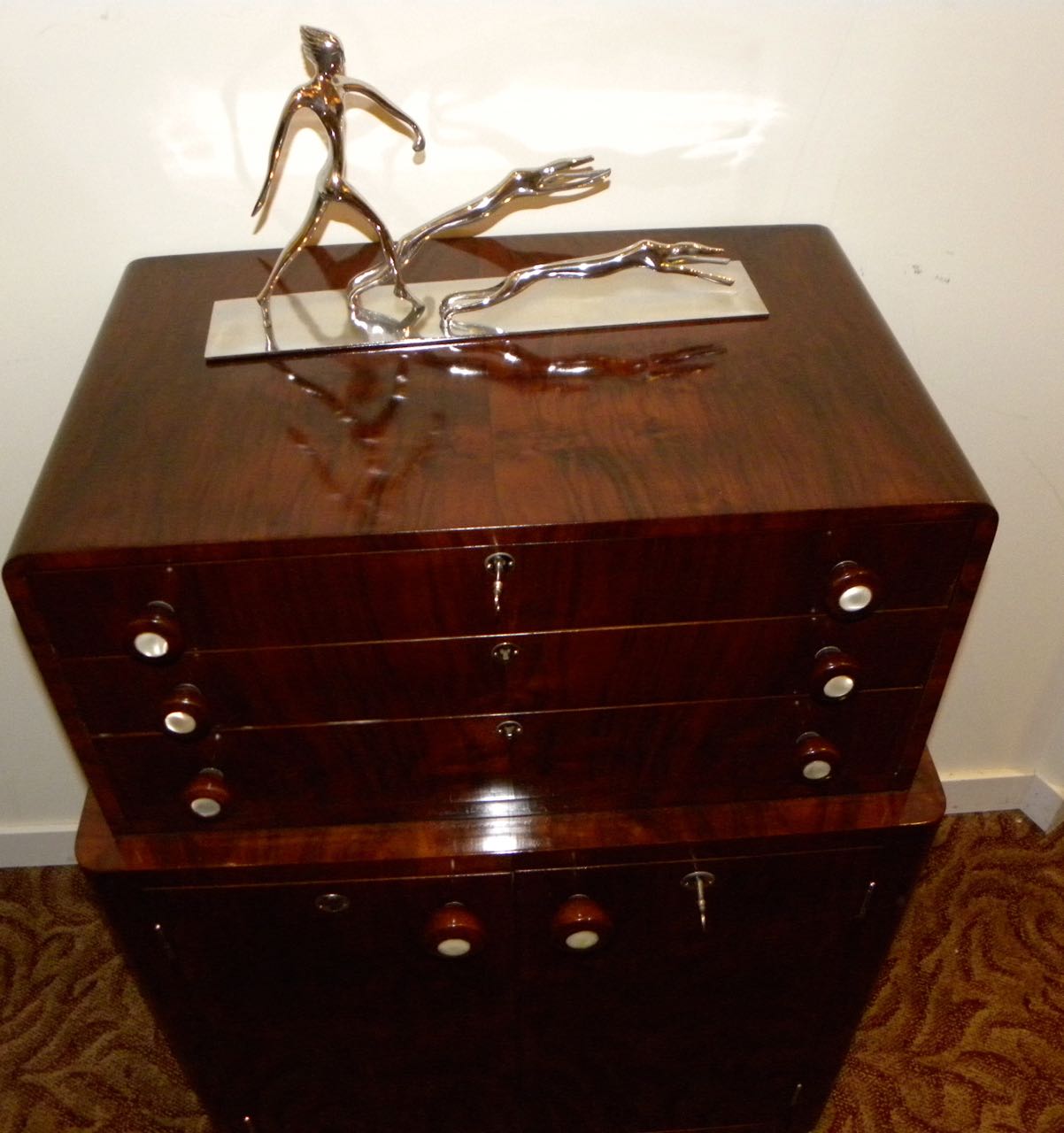 Great value pine and oak home furniture direct to the public. Prohibition Era Art Deco Bar Cabinet | Bars | Art Deco