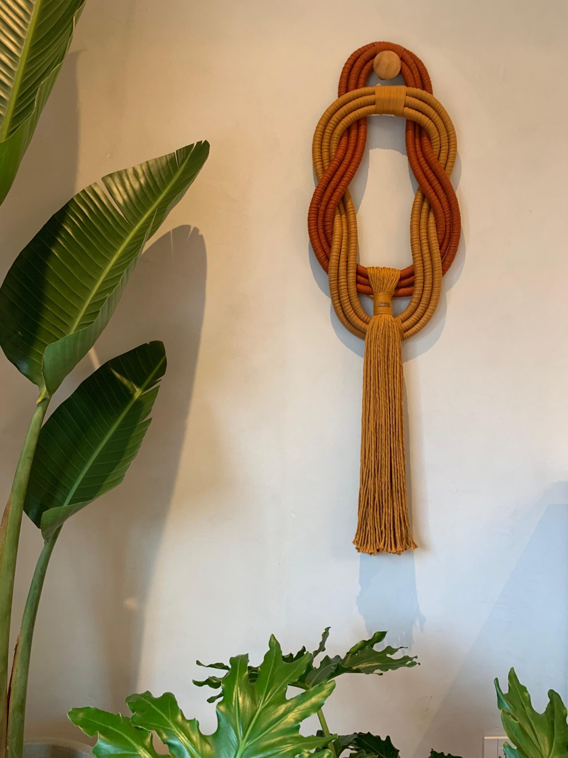 Nudo de Pared Bicolor Lacre