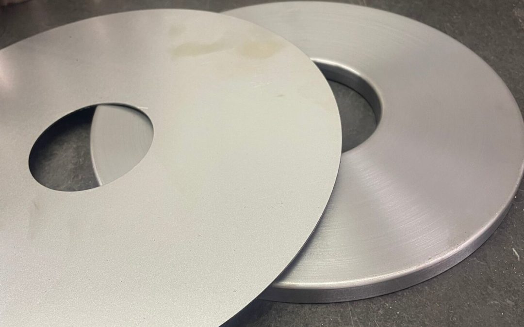 How to spin an end cap in mild steel