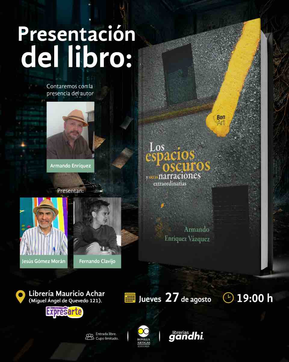 Presentación de libro: Los espacios oscuros