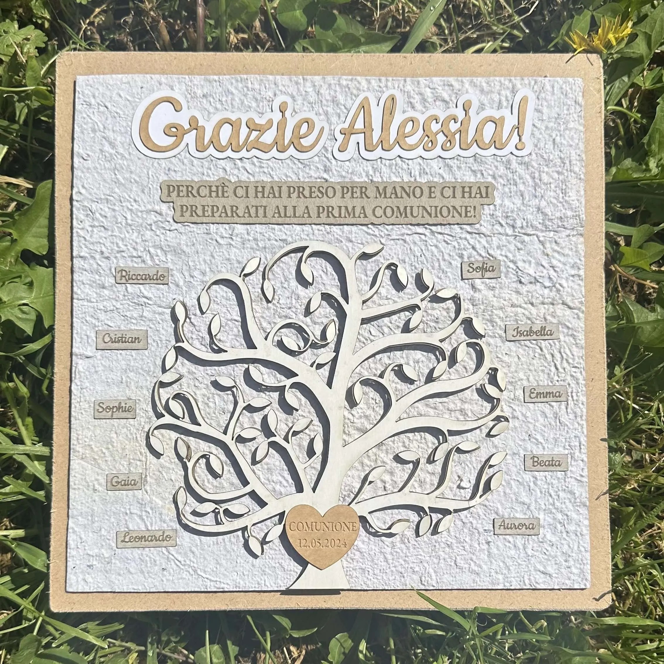 Scrigno Del Tesoro Per Prima Comunione Ragazzi - In Legno, Con 6 Sorprese, Dimensioni 11x8.5x16.5 Cm