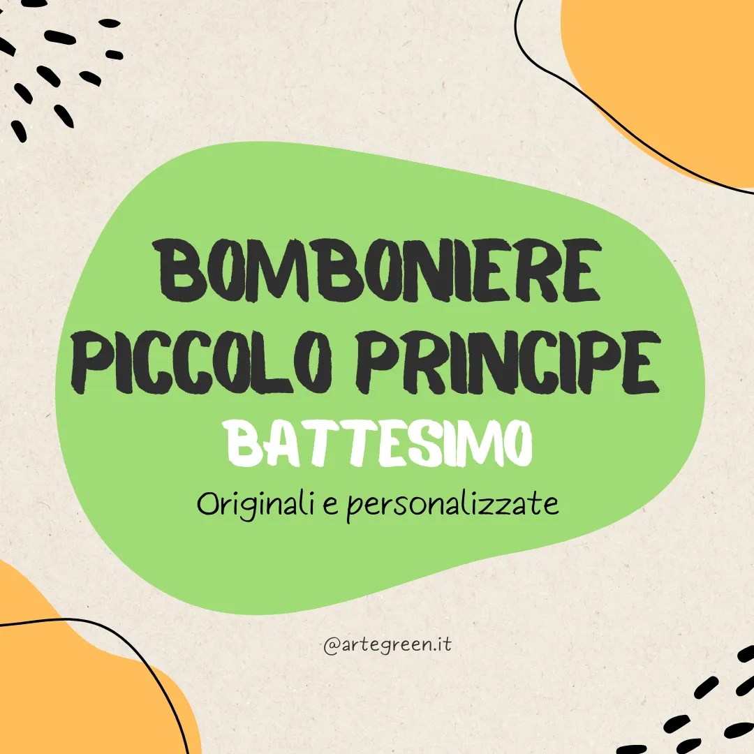 Bomboniere Piccolo Principe battesimo – Arte Green