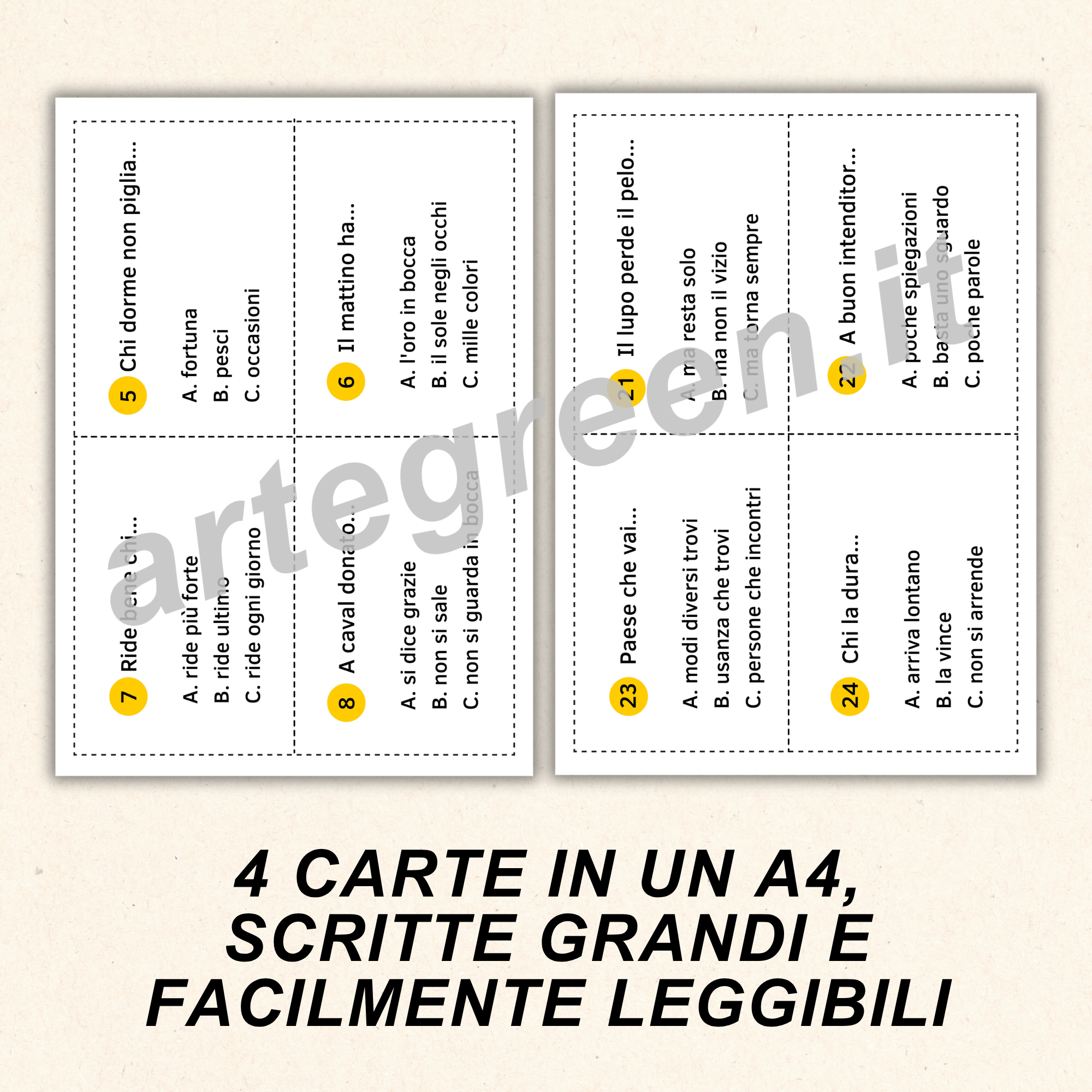 quiz per anziani con soluzioni