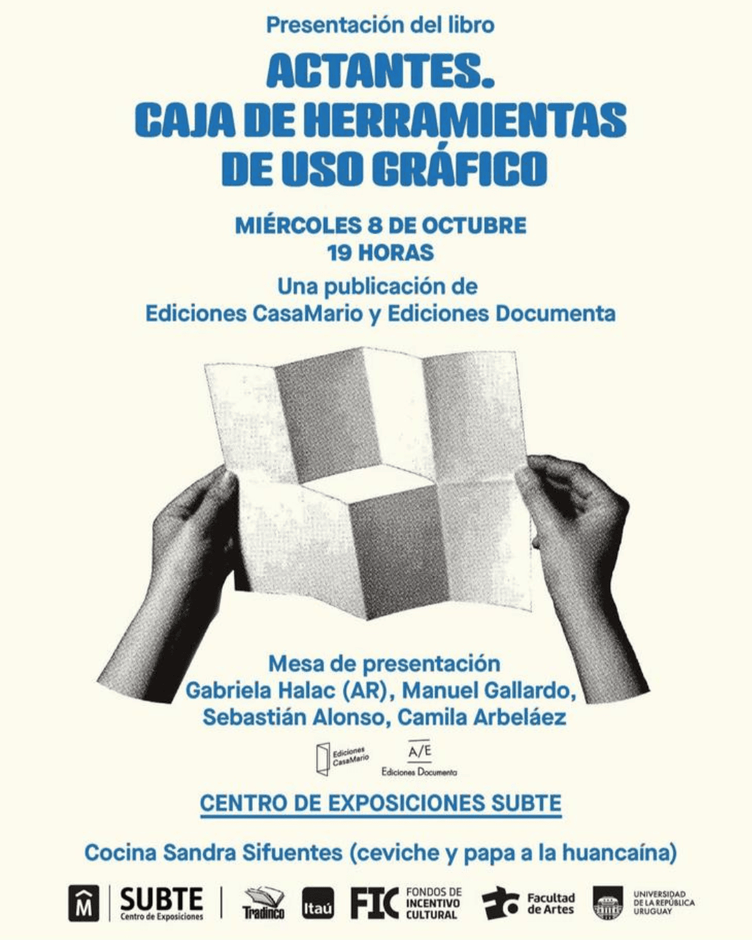 LANZAMIENTO DEL LIBRO “ACTANTES. CAJA DE HERRAMIENTAS DE USO GRÁFICO”