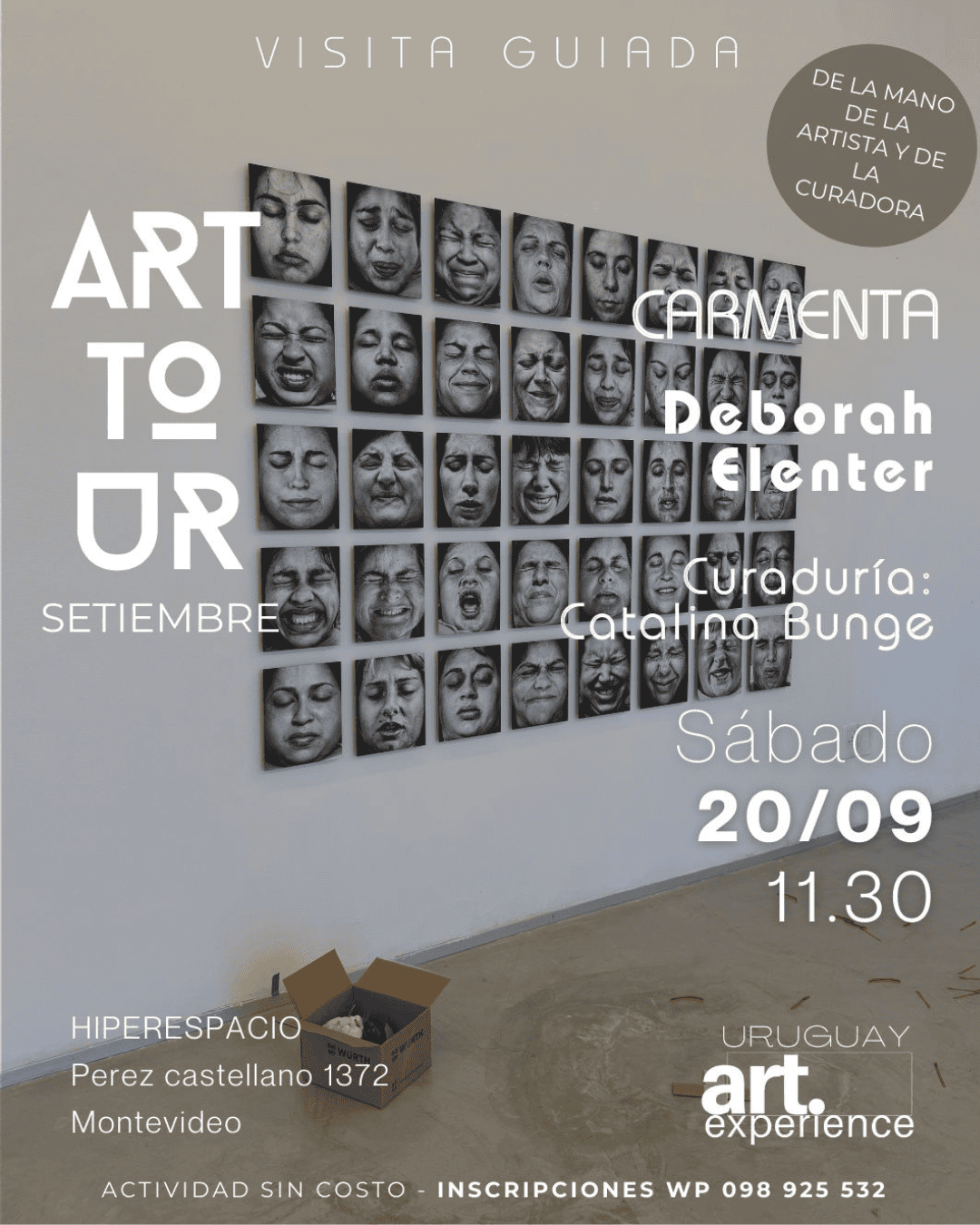Carmenta Visita guiada con la artista y la curadora DEBORAH ELENTER