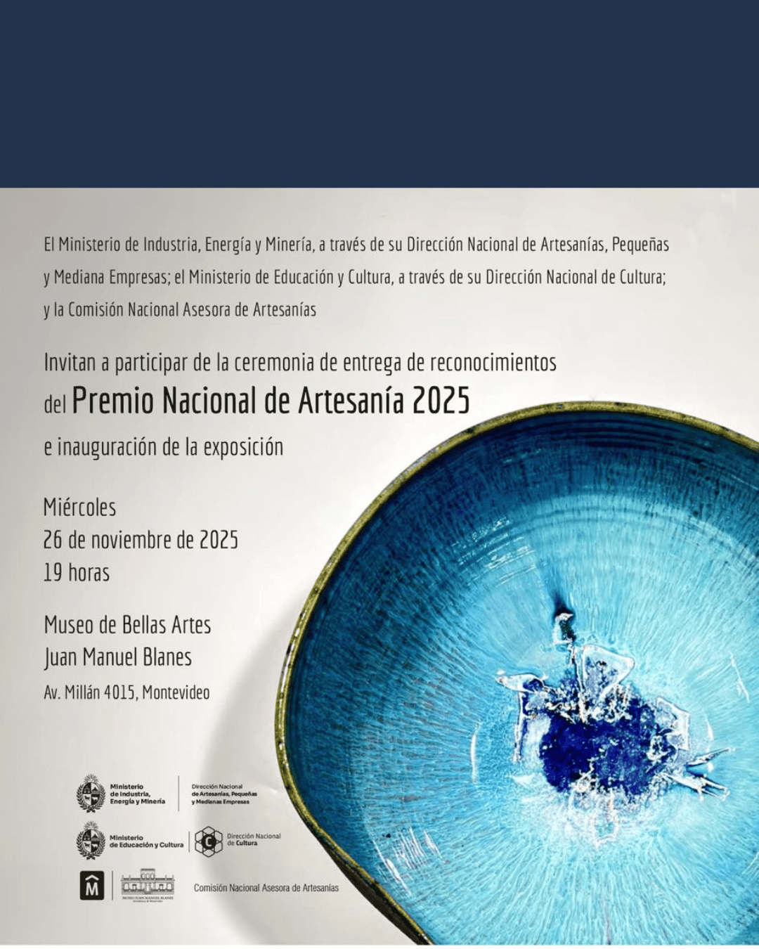 PREMIO NACIONAL DE ARTESANÍA 2025 / INAUGURACIÓN DE LA EXPOSICIÓN Y PREMIACIÓN