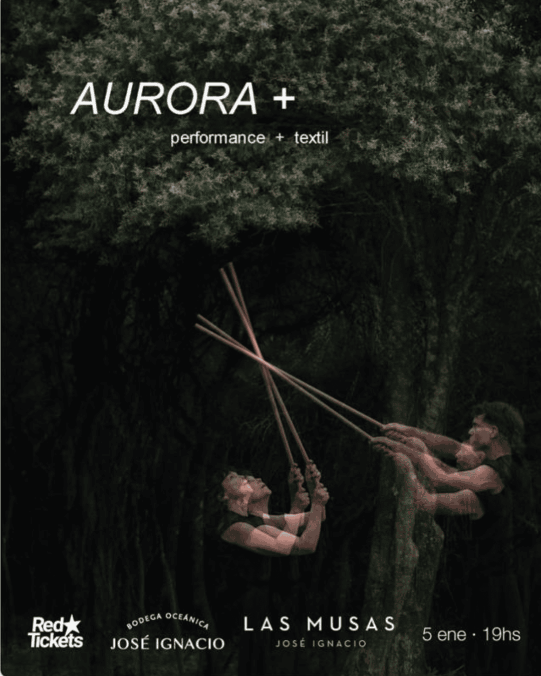 AURORA – PERFORMANCE + TEXTIL – ANDREA ARROBA Y JUAN MANUEL IBARLUCEA – ANA LIVNI – LAS MUSAS