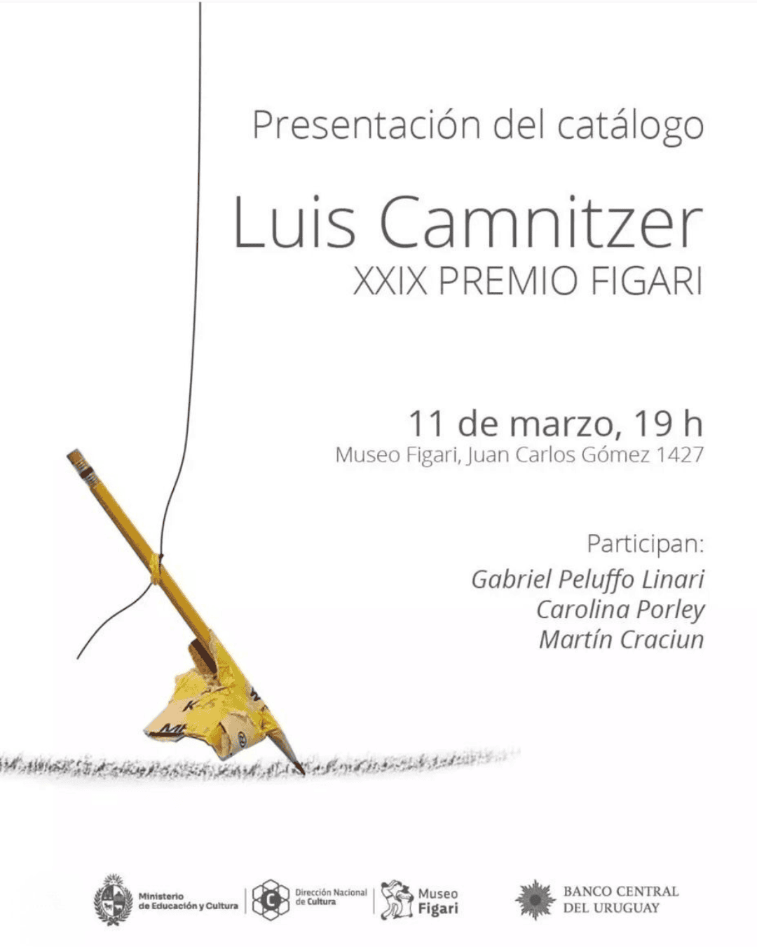 Museo Figari | Presentación del catálogo, Luis Camnitzer, XXIX Premio Figari