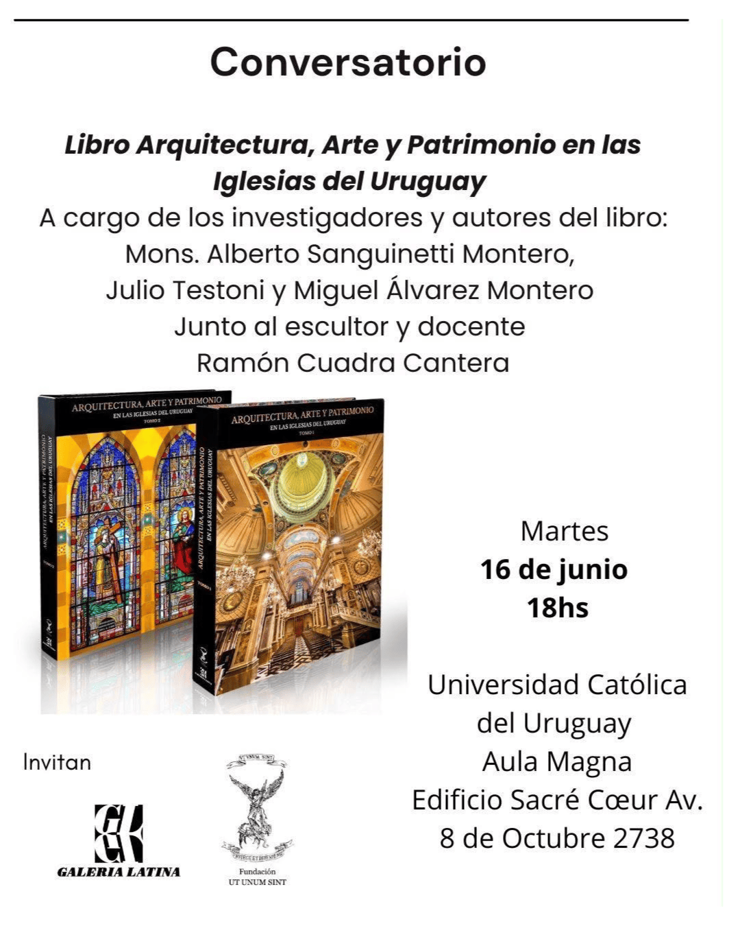 Conversatorio: Arquitectura, Arte y Patrimonio en las Iglesias del Uruguay – UCU