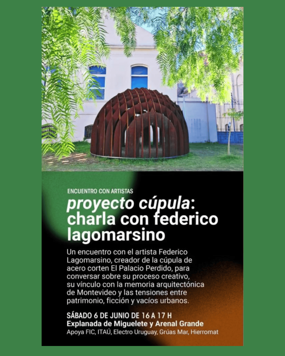 Proyecto Cúpula – Charla con Federico Lagomarsino – EAC