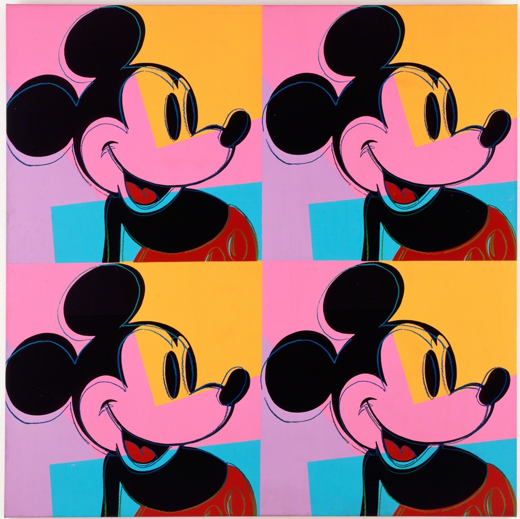 Quadrant Mickey Mouse, Andy Warhol, 1981