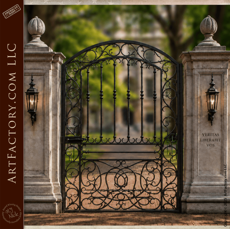 Forde Abbey Custom Gate Entrance 1341AG