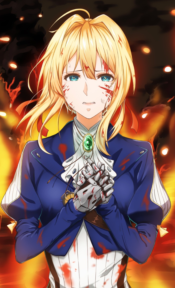 The complicated relationship between gilbert and violet is at the heart of violet evergarden. Violet Evergarden Art - ID: 124407 - Art Abyss