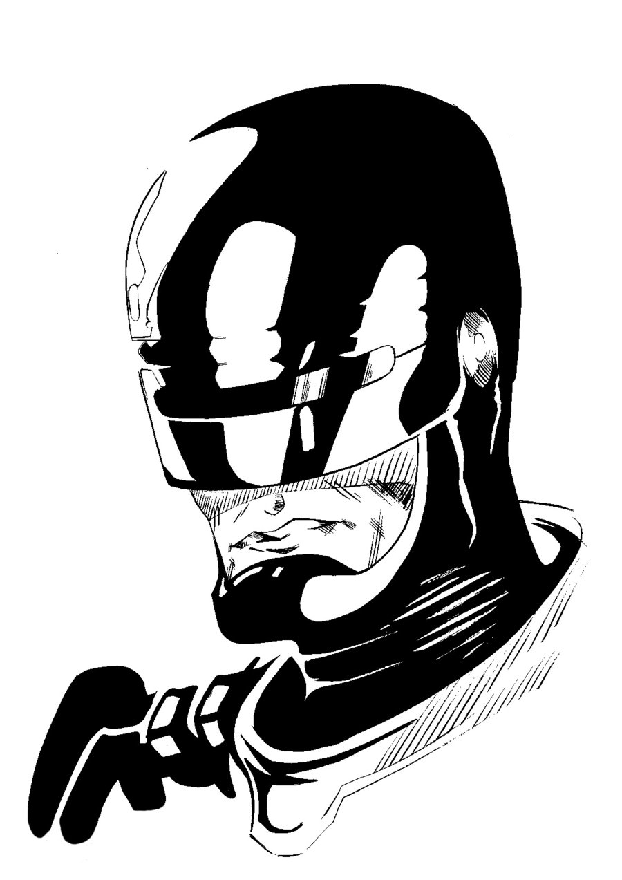 Robocop coloring pages for kids. Robocop Art