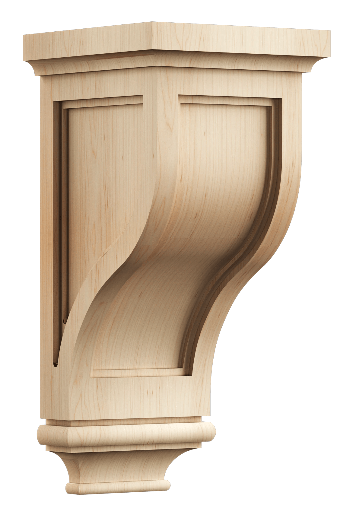 Small decorative corbel for shelf or trim detail