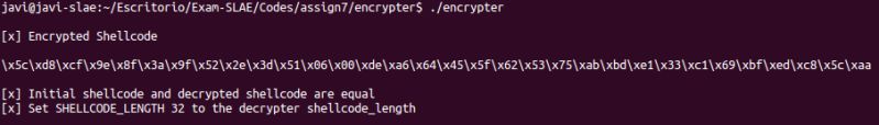 Slae Assignment 7 Custom Crypter For Our Execve Shellcode Linux X86 - Best Space Designs in Desktop
