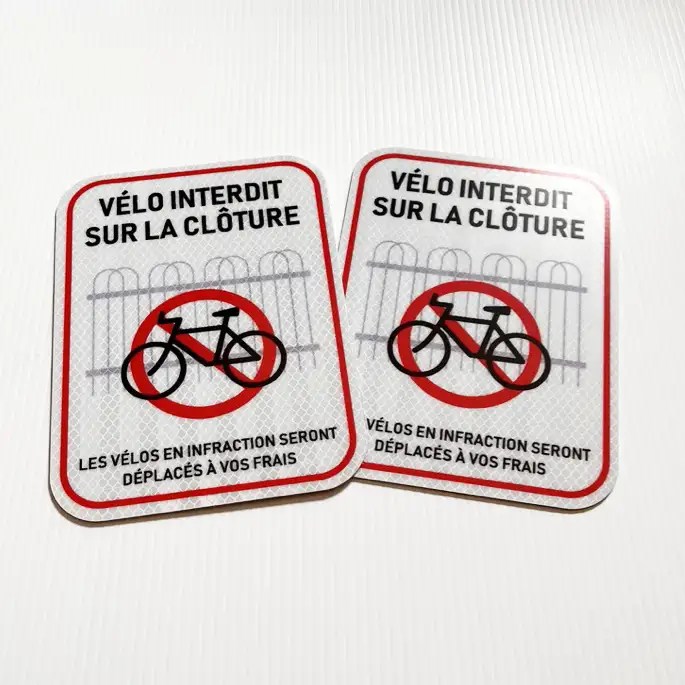 Panneau Interdiction Interdiction Velo Confinement Vélo Interdit - Main Image