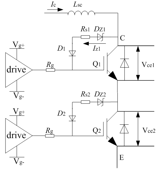Analysis Of Series Connected Igbts Protection Method Under
