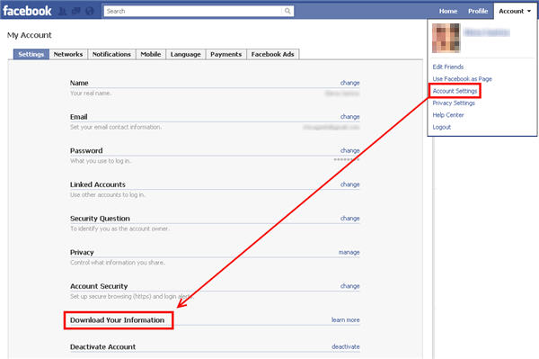 wallpapers Backup Your Facebook Account facebook for windows