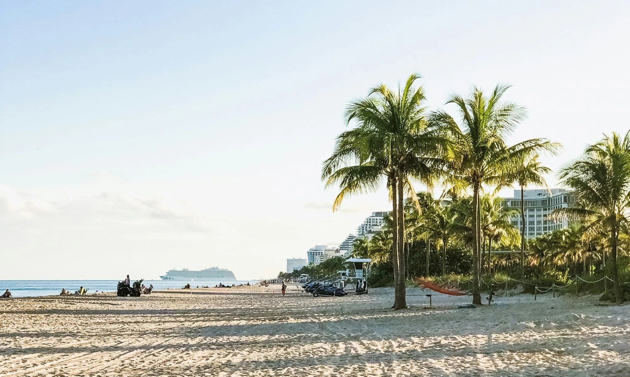 The coast of Fort Lauderdale, Florida.