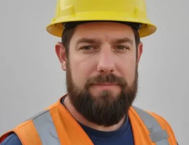 Owner-operated driveway sealcoating contractor wearing safety gear, providing professional asphalt maintenance services in New Jersey and Pennsylvania